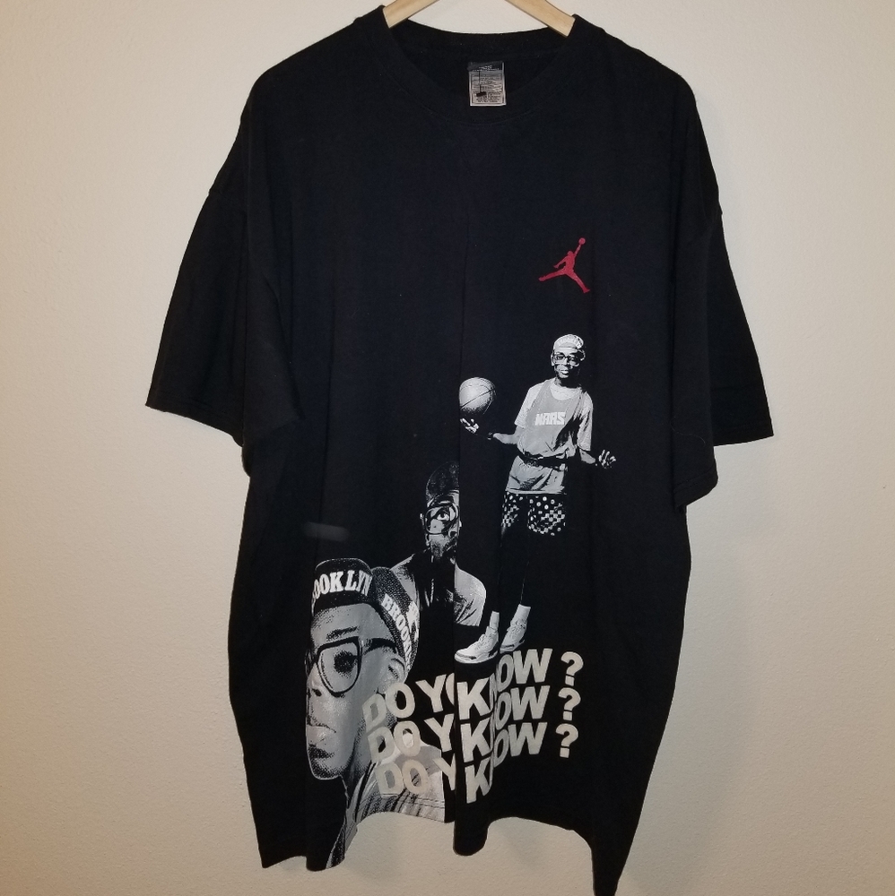 Air Jordan Spike Lee Do You Know Shirt Size XL